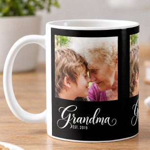 Mug Grand-mère a établi Script Noir 3 Photo