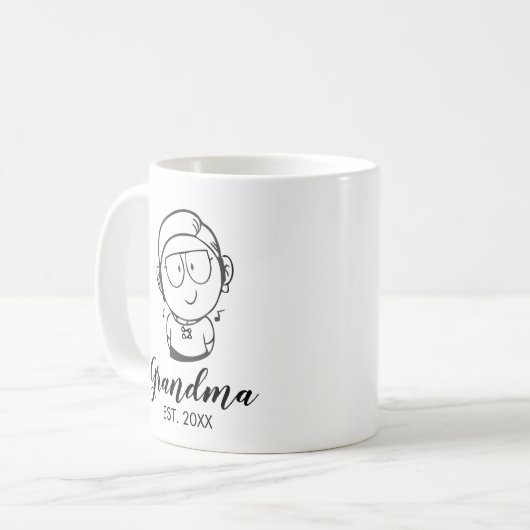 Mug Grand-mère à la main (Devant gauche)