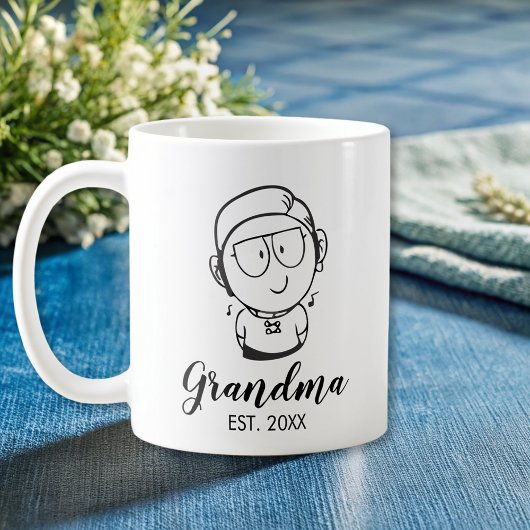 Mug Grand-mère à la main