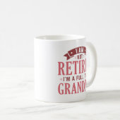 Mug Grand-mère à temps plein (Devant droit)
