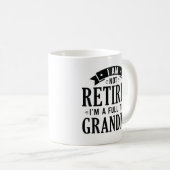 Mug Grand-mère à temps plein (Devant droit)