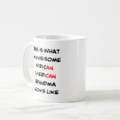 Mug grand-mère afro-américaine, géniale (Devant gauche)