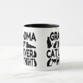 Mug Grand-mère Amoureux des chats (Centre)