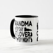 Mug Grand-mère Amoureux des chats (Devant gauche)