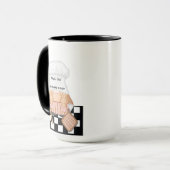 Mug Grand-mère Anniversaire Whimsical Gnome Chef Cuisi (Devant gauche)