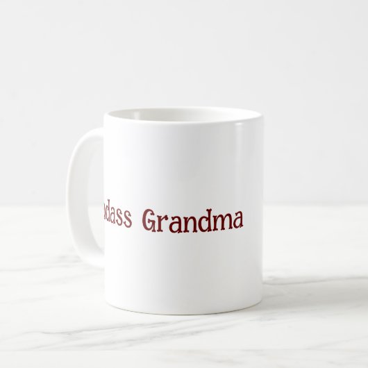 Mug Grand-mère Badass (Devant gauche)