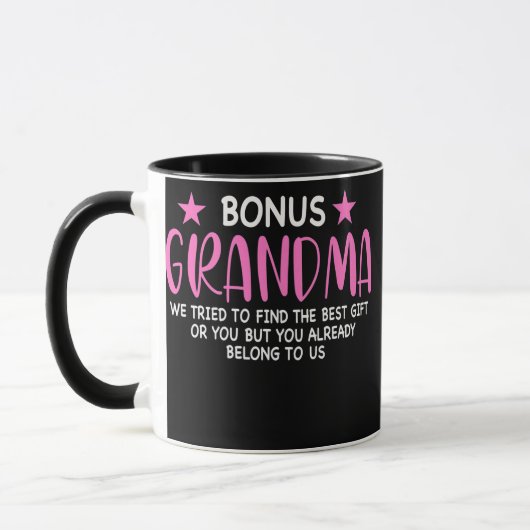 Mug Grand-mère bonus pour femmes nous avons essayé de  (Gauche)
