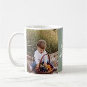 Mug Grand-mère cadeau photo petit-enfant simple typogr (Gauche)