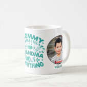 Mug Grand-mère connaît tout 2 modèles photo & noms (Devant droit)