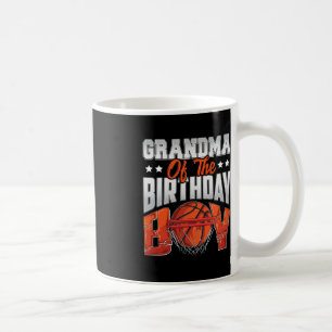 Mug Grand-mère de basket-ball anniversaire Boy Family 