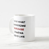 Mug grand-mère de cherokee, géniale (Devant gauche)