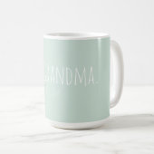 Mug Grand-mère de chien personnalisée moderne (Devant droit)