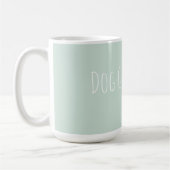 Mug Grand-mère de chien personnalisée moderne (Gauche)