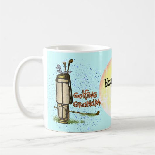 Mug Grand-mère de golf (Gauche)