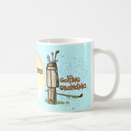 Mug Grand-mère de golf (Droite)