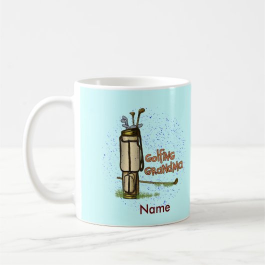 Mug Grand-mère de golf (Gauche)