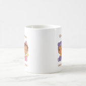 Mug Grand-mère de jumeaux bébé fille ours combinaison (Centre)