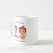 Mug Grand-mère de jumeaux bébé garçon et fille (Devant gauche)