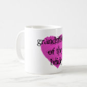 Mug Grand-mère de la mariée (Devant gauche)