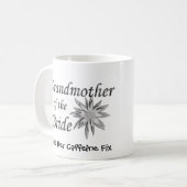 Mug Grand-mère de la mariée drôle (Devant gauche)