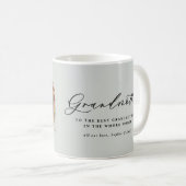 Mug Grand-mère de la photographie moderne chic et élég (Devant droit)