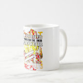 Mug Grand-Mère De Pitcher Softball D'Une Arche De Pitc (Devant droit)