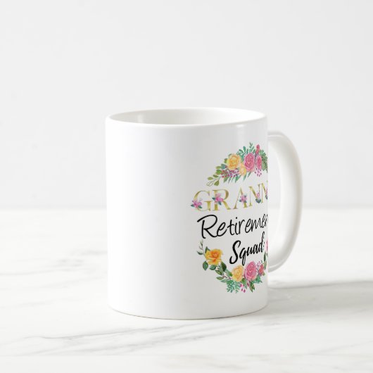 Mug Grand-mère de retraite (Devant droit)