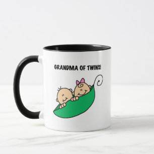 Mug Grand-mère de Twins Peas dans un Pod Tshirts et ca