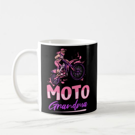 Mug Grand-mère de vélo - Mx Supermoto Dirt Bike G (Gauche)