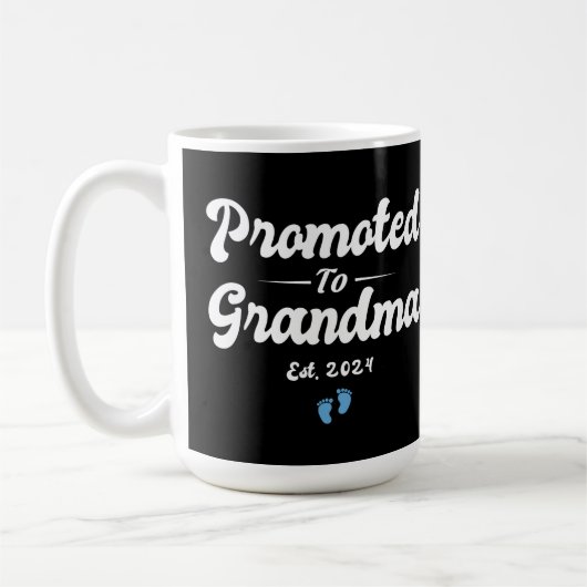 Mug Grand-mère est 2024 promu à grand-mère 2024 (Gauche)