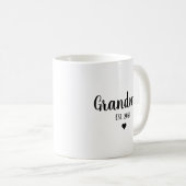 Mug Grand-mère Est Grossesse Faire-part Dévoilement bé (Devant droit)