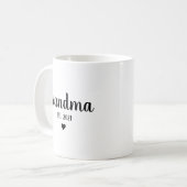 Mug Grand-mère Est Grossesse Faire-part Dévoilement bé (Devant gauche)