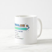 Mug Grand-mère.exe Cadeau drôle pour grand-mère (Devant droit)