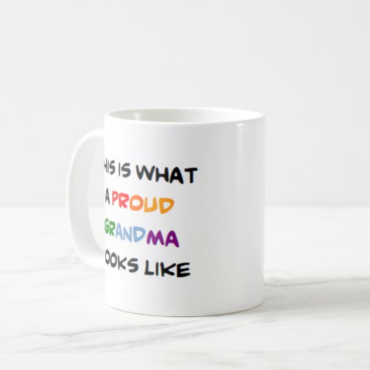 Mug grand-mère, fière (Devant gauche)