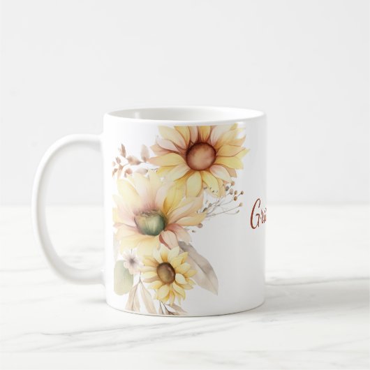 Mug Grand-mère Floral Botanique (Gauche)