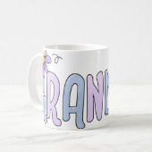 Mug Grand-mère florale (Devant gauche)