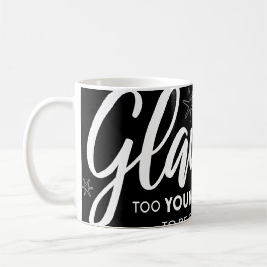Mug Grand-Mère Glamour Jeune Et Fabuleux Glamma Glam M (Gauche)