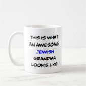 Mug grand-mère juive, génial (Gauche)