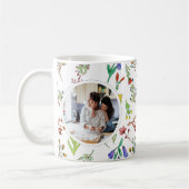 Mug Grand-mère : Les souvenirs fleurissent avec amour  (Gauche)