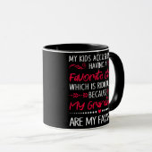 Mug Grand-Mère Mes Petits-Enfants Sont Mon Amusant Fav (Devant droit)