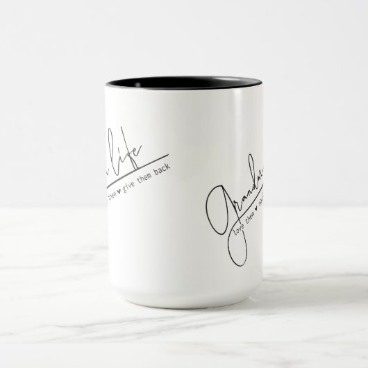 Mug Grand-mère moderne (Centre)