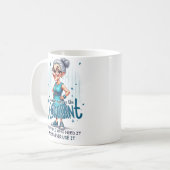 Mug Grand-mère moderne simple mignonne élégante (Devant gauche)