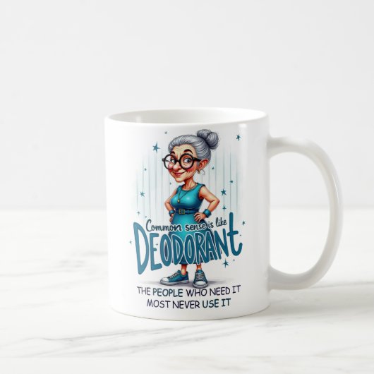 Mug Grand-mère moderne simple mignonne élégante (Droite)