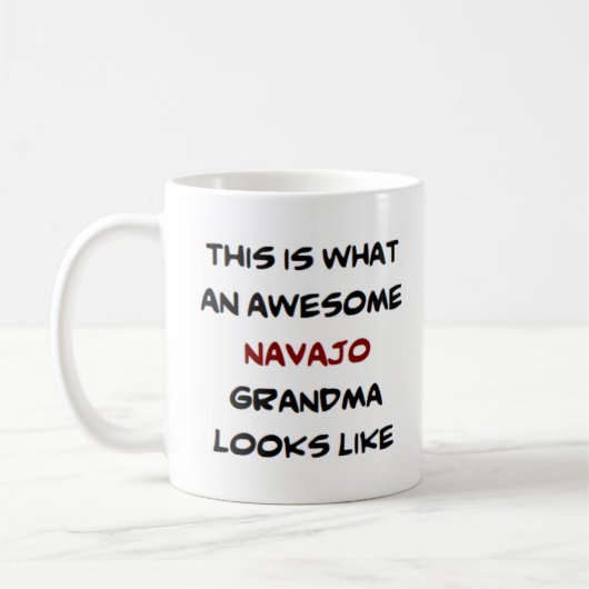 Mug grand-mère navajo, géniale (Gauche)