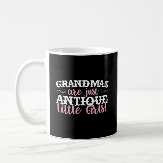 Mug Grand-Mère N'Est Que Petite Antique (Gauche)