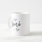 Mug Grand-mère non établie pour une année (Devant gauche)