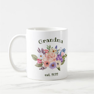 Mug Grand-mère PERSONNALISABLE Date - Première fois Gr