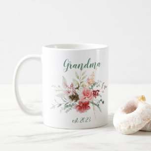 Mug Grand-mère PERSONNALISABLE Date - Première Grand-m