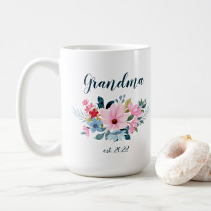 Mug Grand-mère PERSONNALISABLE Date - Première Grand-m