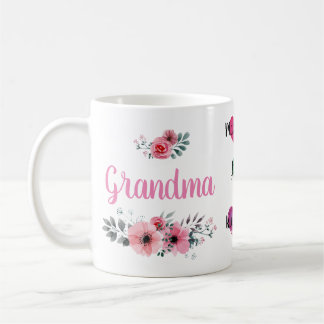 Mug "grand-mère" personnalisé avec les noms des pe